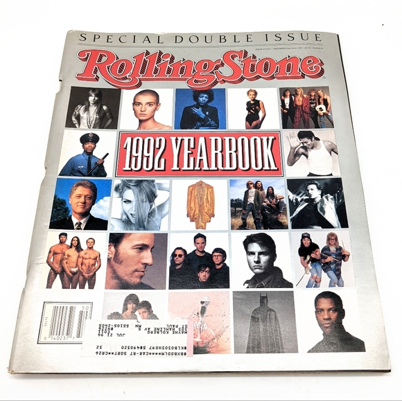 Rolling Stone Magazine Covers Yearbook Double Issue Lot of 4- Years 1989-1992 - Picture 10 of 12